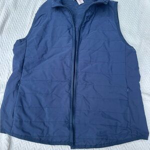 Tommy Bahama Blue Quilted Vest (Size L)